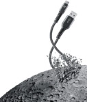 CELLULAR LINE 39344, Datenkabel/Ladekabel, 1 m, Schwarz