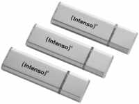 INTENSO 3521483 3er Pack USB-Stick, 32 GB, 28 MB/s, Silber