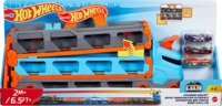 HOT WHEELS 2-in-1 Rennbahn-Transporter inkl. 3 Spielzeugautos Spielset