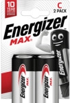 ENERGIZER Max Baby (C) 2 St&uuml;ck Alkaline Manganese Dioxide-Zinc Batterie, 1.5 Volt