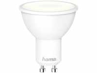 HAMA GU10, 5.5 W WLAN-LED Lampe, App oder Sprachsteuerung, Kaltweiß/Warmweiß bis