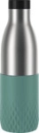 EMSA N31112 Bludrop Sleeve Trinkflasche Edelstahl/Gr&uuml;n