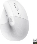 LOGITECH Lift Vertikale Ergonomische Maus, Grauwei&szlig;