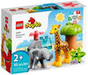 LEGO DUPLO 10971 Wilde Tiere Afrikas Bausatz, Mehrfarbig
