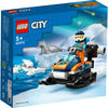 LEGO City 60376 Arktis-Schneemobil Bausatz, Mehrfarbig
