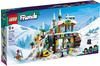 LEGO Friends 41756 Skipiste und Café Bausatz, Mehrfarbig