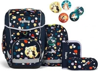 Ergobag 01036-90277-10, ERGOBAG Schultaschenset 5tlg CUBO - B&auml;rnsteinh&ouml;hle