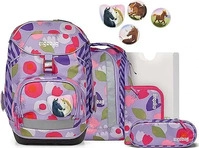 Ergobag 01298-90275-10, ERGOBAG Schulrucksack Set 6tlg Pack Bl&uuml;tenzauB&auml;r lila