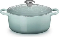 Le Creuset 21177247174430, LE CREUSET Br&auml;ter rund Signature 24cm/4,2l Sea Salt