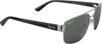 Ray Ban 3663/60, RAY BAN Sonnenbrille 3663/60 004/58 silber