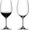 RIEDEL Rotweinglas 2er Set VINUM Cabernet Sauvignon / Merlot 610ml transparent