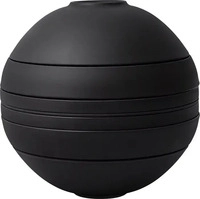 Villeroy & Boch 10-1665, VILLEROY & BOCH La Boule Iconic Black 7tlg Schwarz schwarz