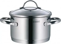 WMF 07 2216 6380, WMF Kochtopf Provence Plus Bratentopf mit Deckel 16cm/1,9l silber