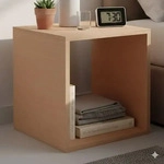 Tojo 6000, Tojo Nachttisch Cube Buche Massivholz H 35cm 35x35x35cm