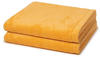 Cawö Handtuchset 2-teilig Damen orange, ONE SIZE