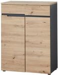 Voleo Schuhschrank DETROIT, Eiche Artisan, Holznachbildung