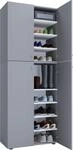 VCM Schuhschrank LONA XXL, grau, Holznachbildung