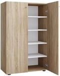 VCM Schuhschrank LONA XL, Eiche s&auml;gerau/sonoma, Holznachbildung