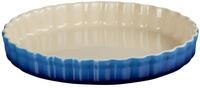 LE CREUSET Tarte-Form 28cm Azure, blau, Steinzeug