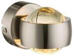 Zurbr&uuml;ggen Wandleuchte RANDI, silber, Nickel matt