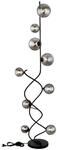 Globo Lighting Stehleuchte RIHA, schwarz, Metall
