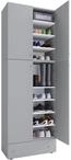 VCM Schuhschrank LONA XXL, grau, Holznachbildung