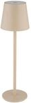 Globo Lighting Akku LED-Tischleuchte VANNIE, sand, Metall