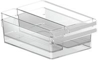 rotho K&uuml;hlschrankorganizer 3er-Set LOFT, transparent, Kunststoff