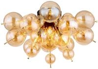 Globo Lighting Deckenleuchte UDO, Amber, Glas