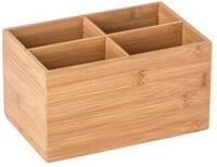 Wenko Bambus Box Terra, natur, Bambus