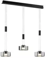 Fischer &amp; Honsel Pendelleuchte LAVIN, schwarz, Metall