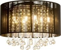 Globo Lighting LED-Deckenleuchte BAGANA, chrom, Metall