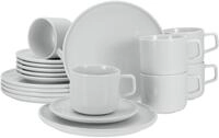 creaTable Kaffeeservice 18-tlg CHEF COLLECTION, Porzellan