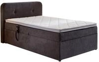 Intro Boxbett inkl.Motor ATHEN, grau, Stoff
