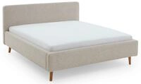 XORA Polsterbettgestell MATTIS, beige, Stoff