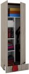 VCM Putzschrank VANDOL, Eiche s&auml;gerau/sonoma, Holznachbildung