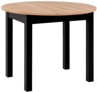 Z2 Funktions-Esstisch rund COBURG, Eiche Artisan, Holznachbildung