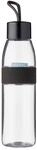 Mepal Trinkflasche Nordic black ELLIPSE, klar, Kunststoff