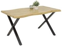 Z2 Esstisch GERDA, wildeiche, Holznachbildung