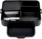 Mepal Bento Lunchbox large Nordic black TAKE A BREAK, schwarz,...