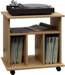 VCM Schallplatten-M&ouml;bel RETAL, buche, Holznachbildung