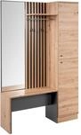 Carryhome Garderoben-Set MEDAN, Eiche Artisan, Holznachbildung