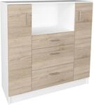 VCM K&uuml;chenkommode ESILO, Holznachbildung
