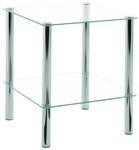 Cantus Beistelltisch EMDEN, klar, Glas