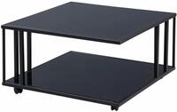 Z2 Couchtisch PARIS, schwarz, Metall