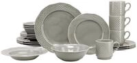 Creatable Kombiservice 20-tlg ARIANNE, grau, Porzellan