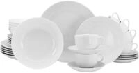 creaTable Kombiservice 30-tlg LUNA, Porzellan