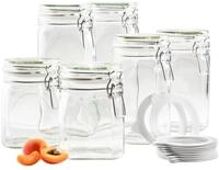 M&auml;ser Einmachglas Set 7-tlg. GOTHIKA, transparent, Glas
