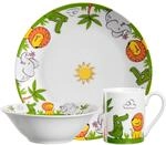 Leonardo Kindergeschirr 3-tlg. BAMBINI, multicolour, Porzellan