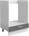 VCM Ofenschrank ESILO, anthrazit, Holznachbildung